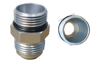 -8an to -6 o-ring inlet fitting